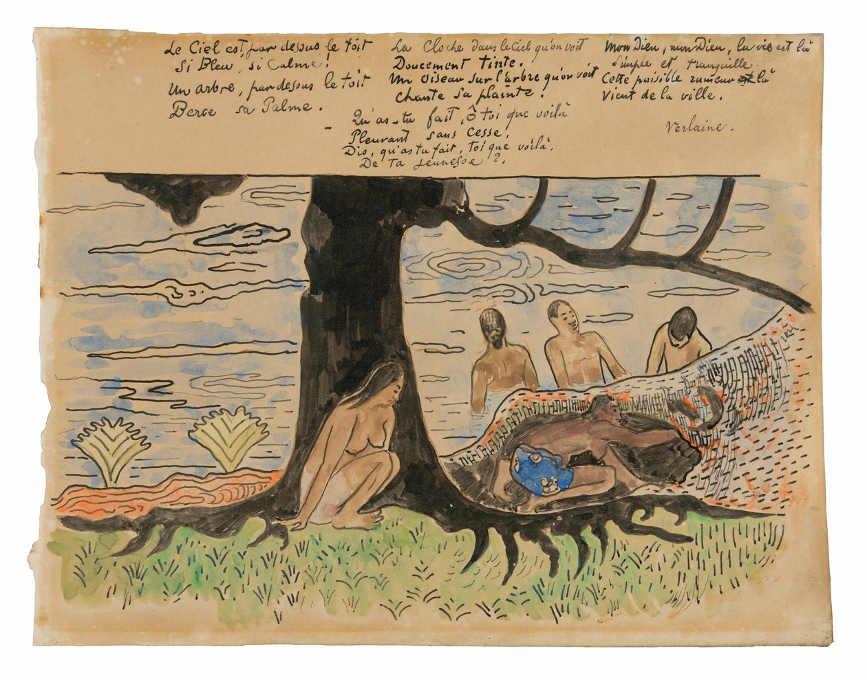 Tahitifiske av Paul Gauguin