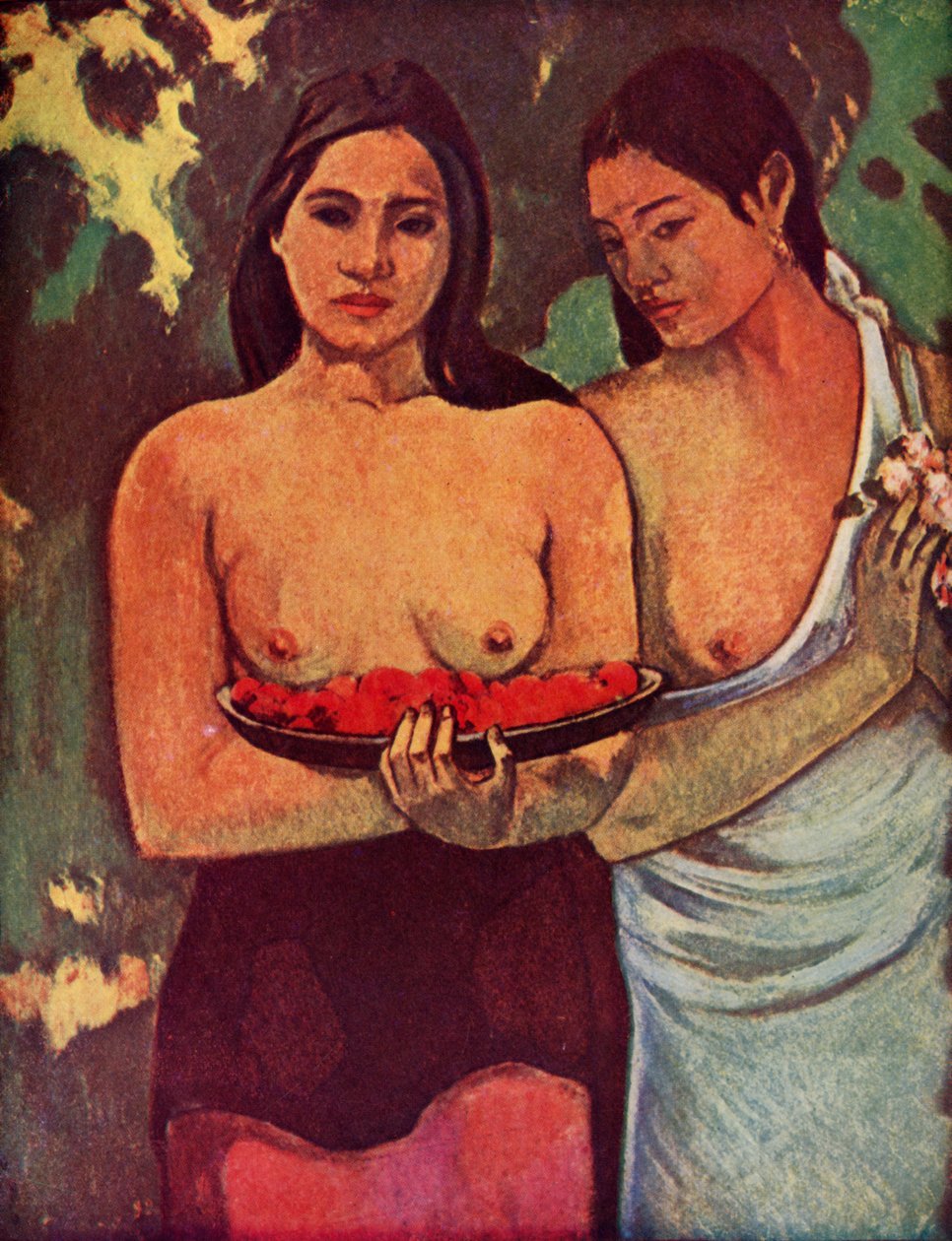 Tahitianere med mango, 1936 av Paul Gauguin