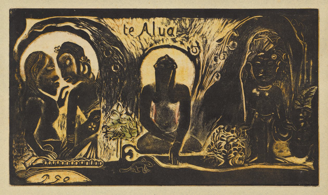 Te Atua (Die Götter) av Paul Gauguin