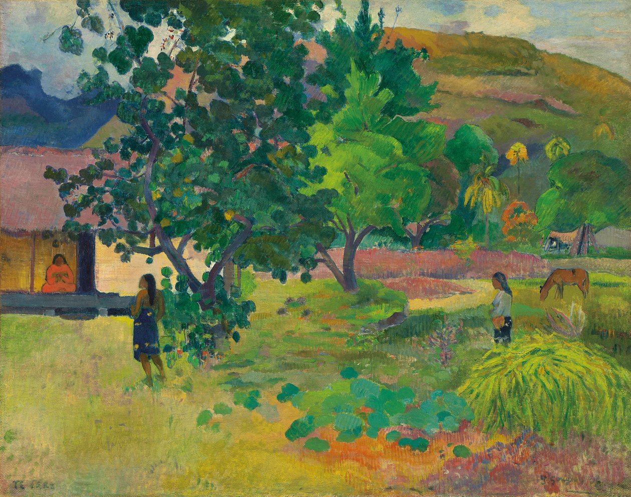 Te Fare (Huset) av Paul Gauguin