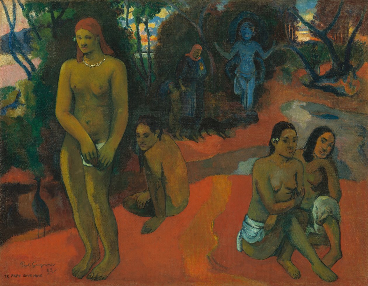 Te Pape Nave Nave (Delectable Waters) av Paul Gauguin