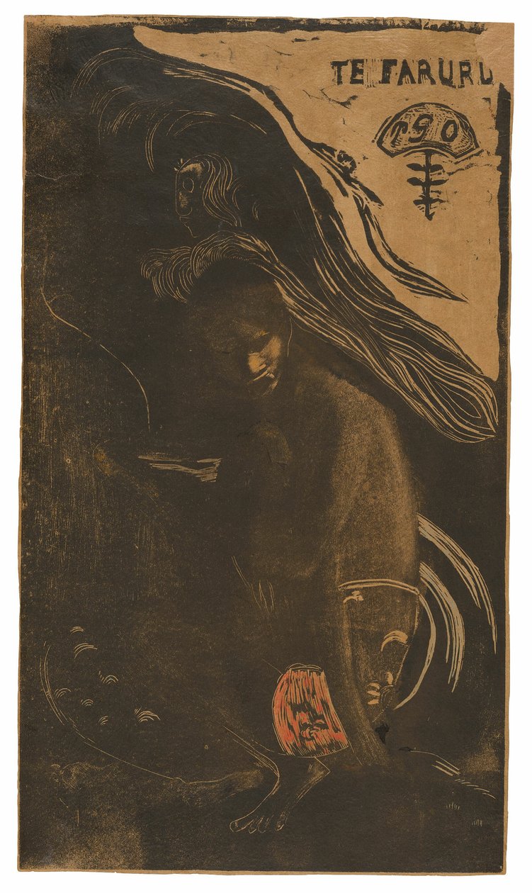 Te faruru (Here We Make Love), fra Noa Noa Suite av Paul Gauguin