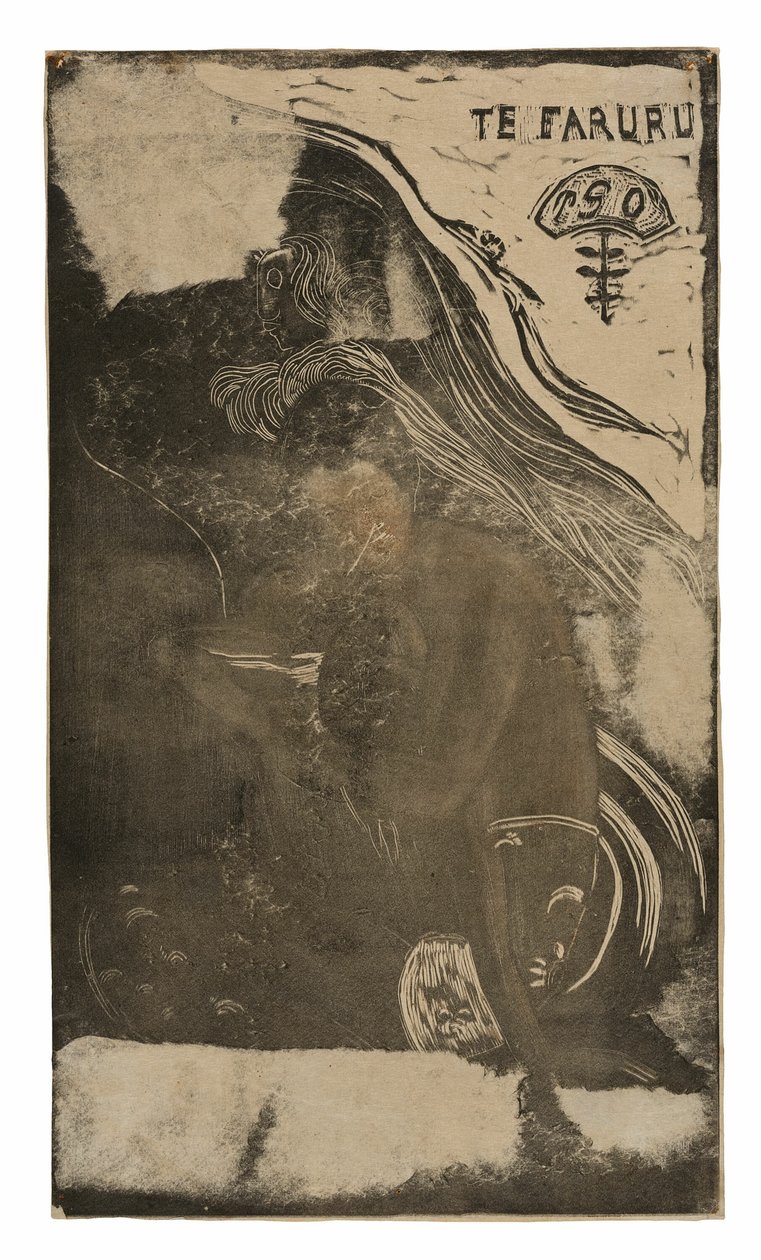 Te faruru (Here We Make Love), fra Noa Noa Suite av Paul Gauguin