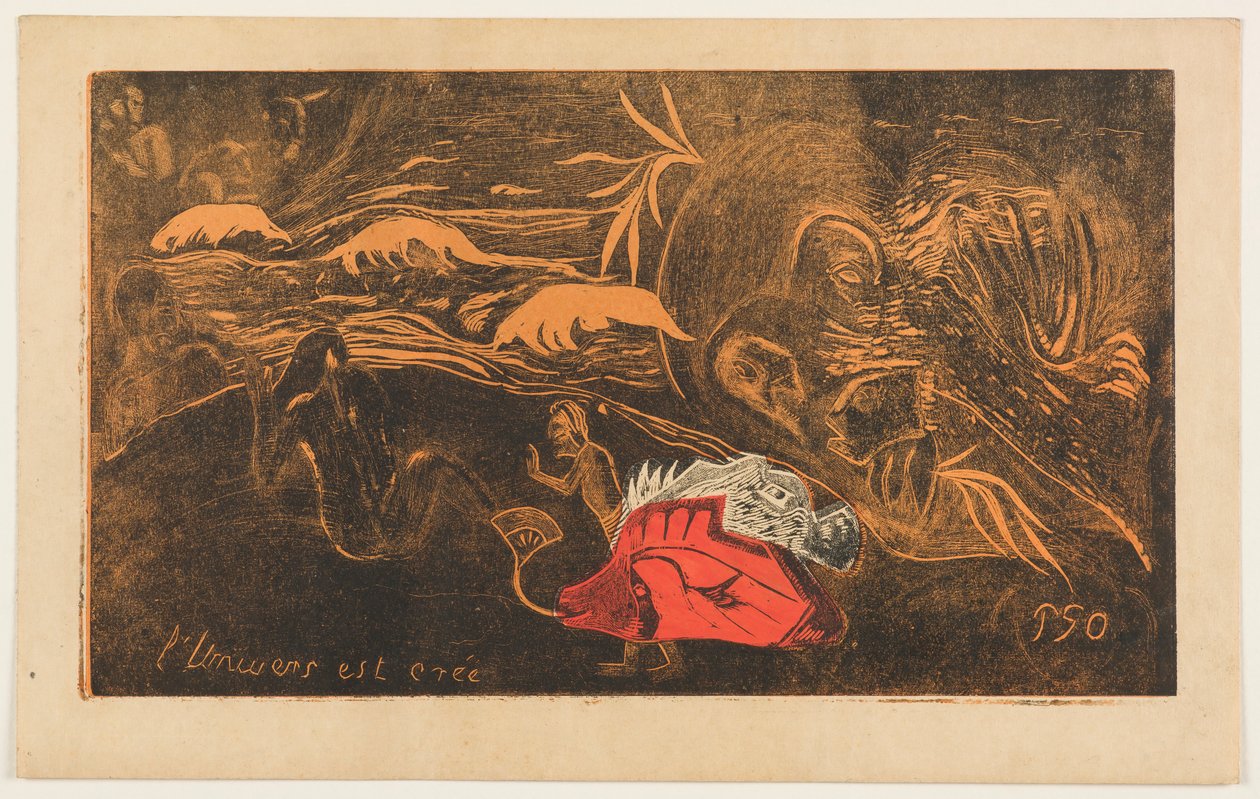 The Creation of the Universe, fra serien "Noa Noa" av Paul Gauguin