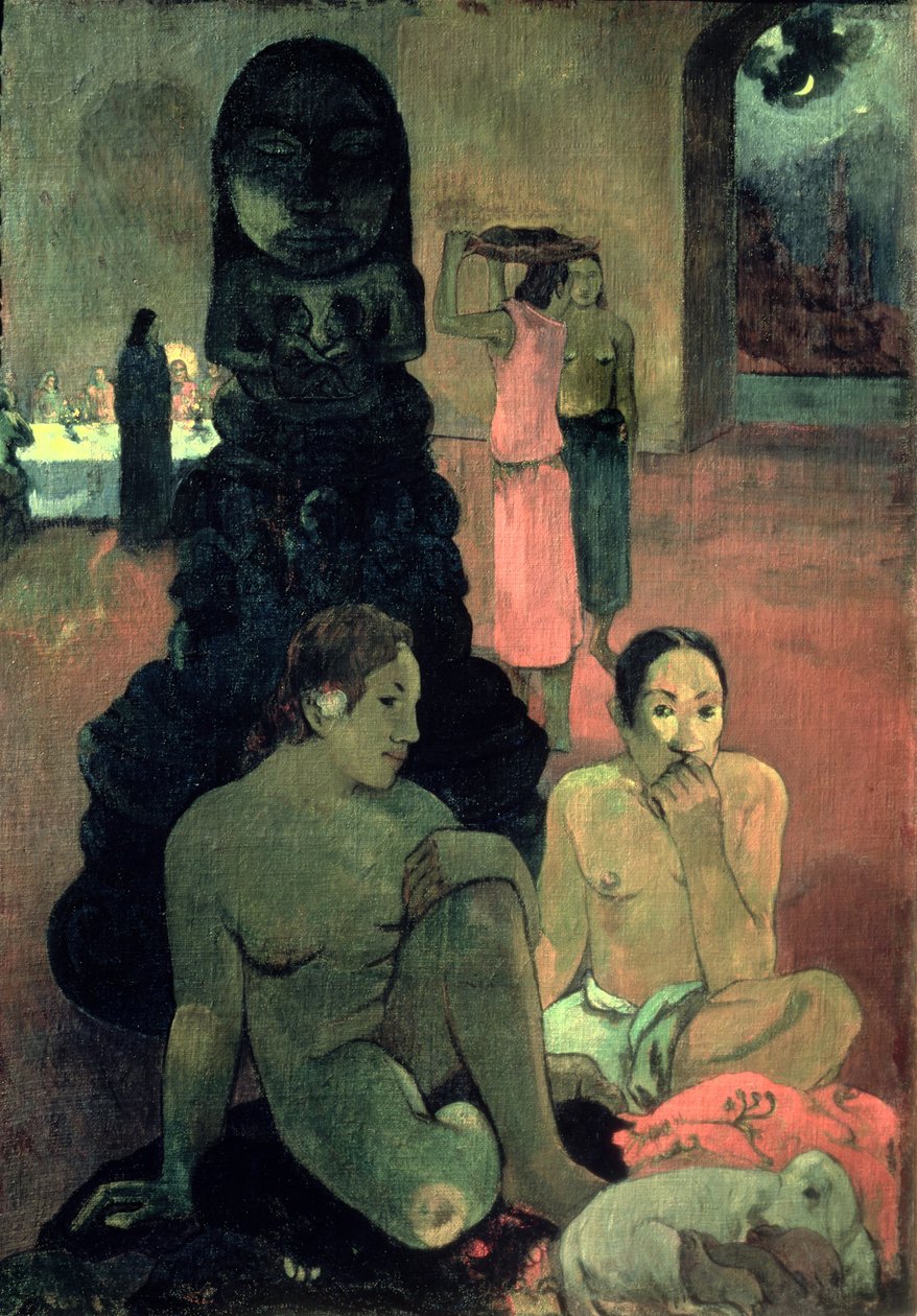 Den store Buddha av Paul Gauguin