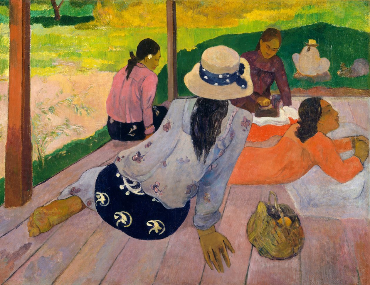 Siestaen, ca. 1892-94 av Paul Gauguin