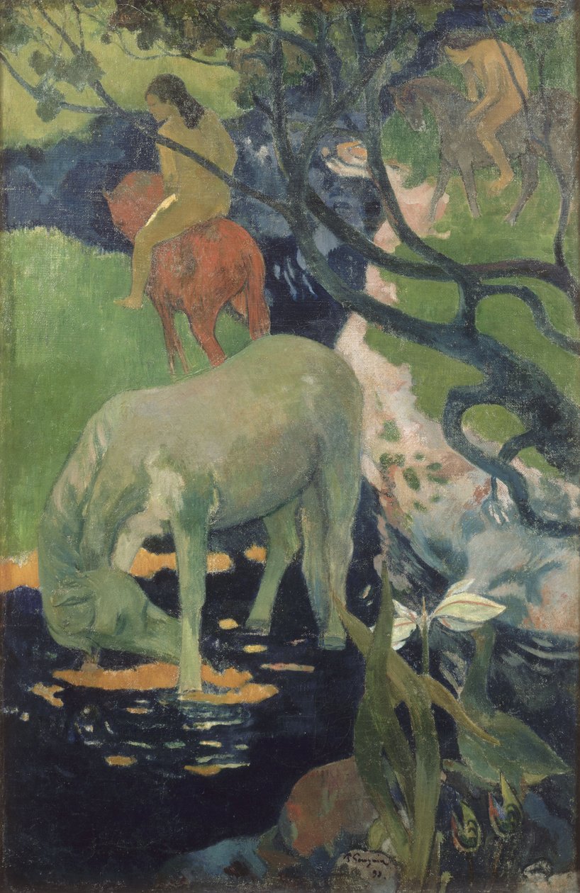 Den hvite hesten av Paul Gauguin
