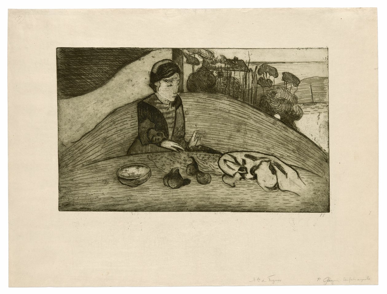 Kvinnen med fiken av Paul Gauguin
