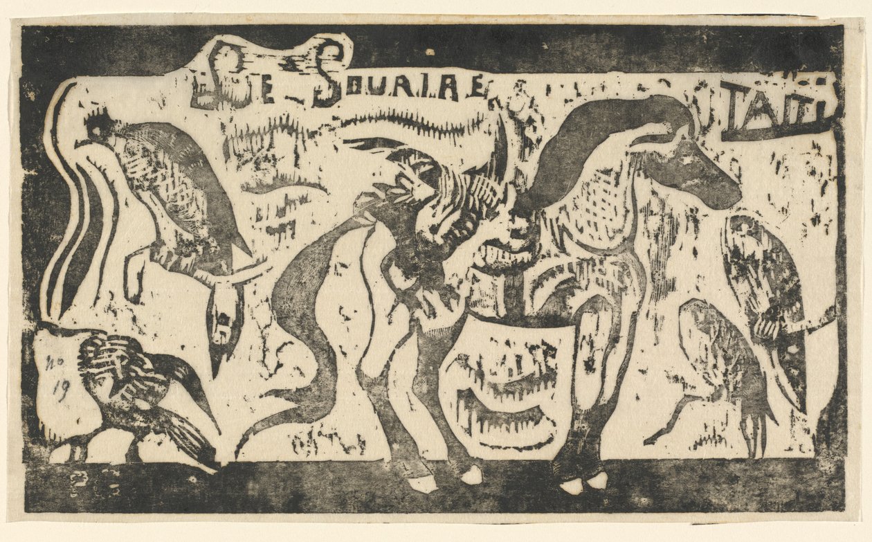Tittelside for "Smilet" av Paul Gauguin