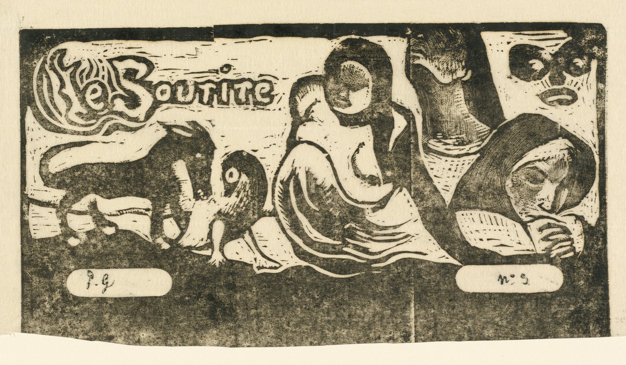 Tittelside for "Smilet" av Paul Gauguin