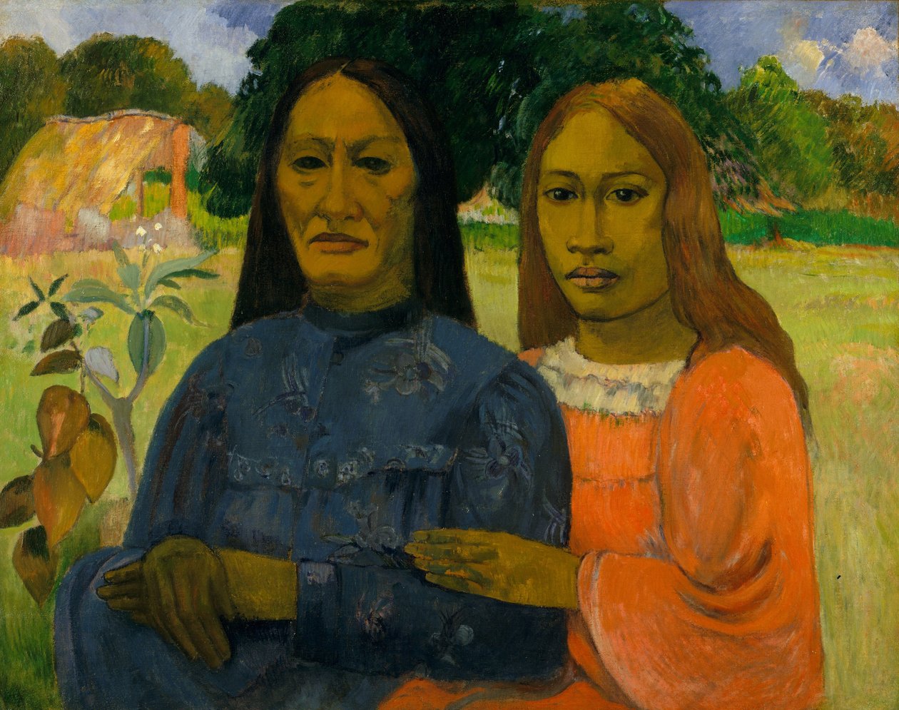 To kvinner av Paul Gauguin