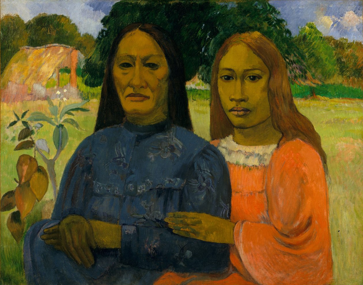 To kvinner, 1901 eller 1902. av Paul Gauguin