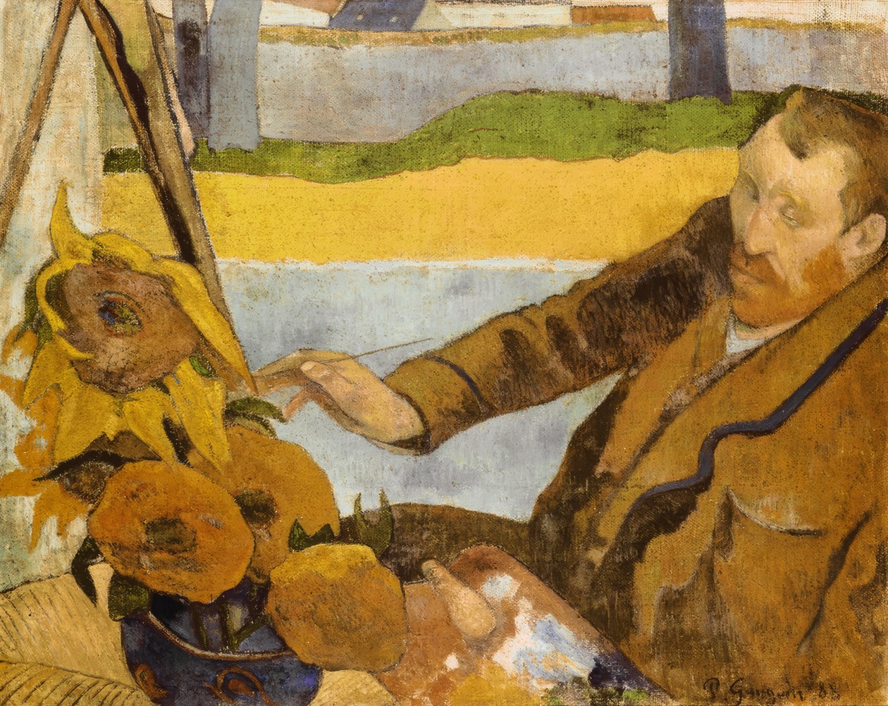 Vincent van Gogh, Sonnenblumen sliping av Paul Gauguin