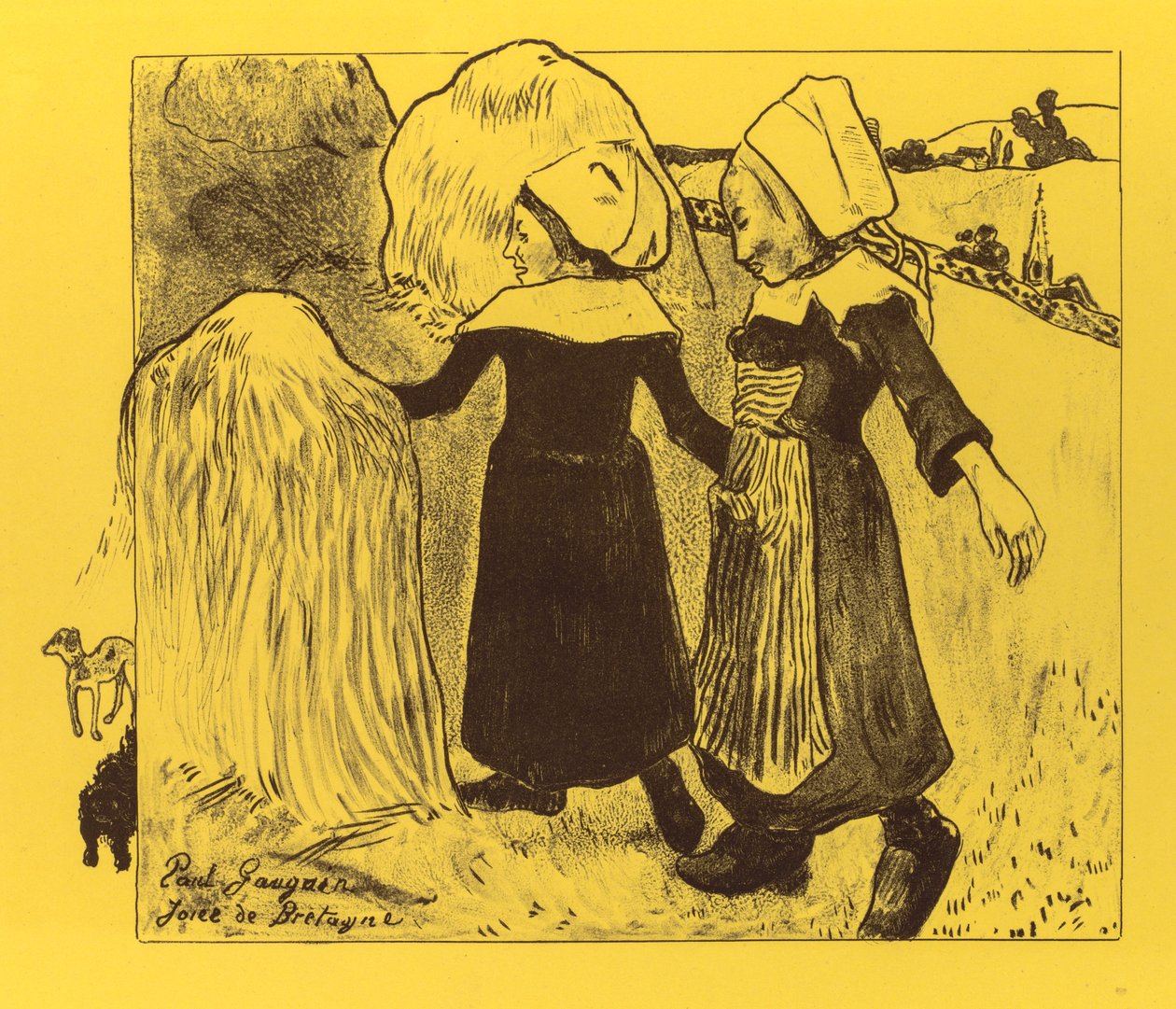 Volpini Suite: Joys of Brittany av Paul Gauguin