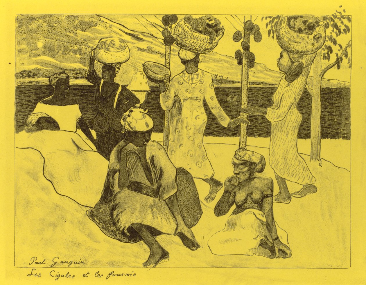 Volpini Suite: Gresshoppene og maurene av Paul Gauguin
