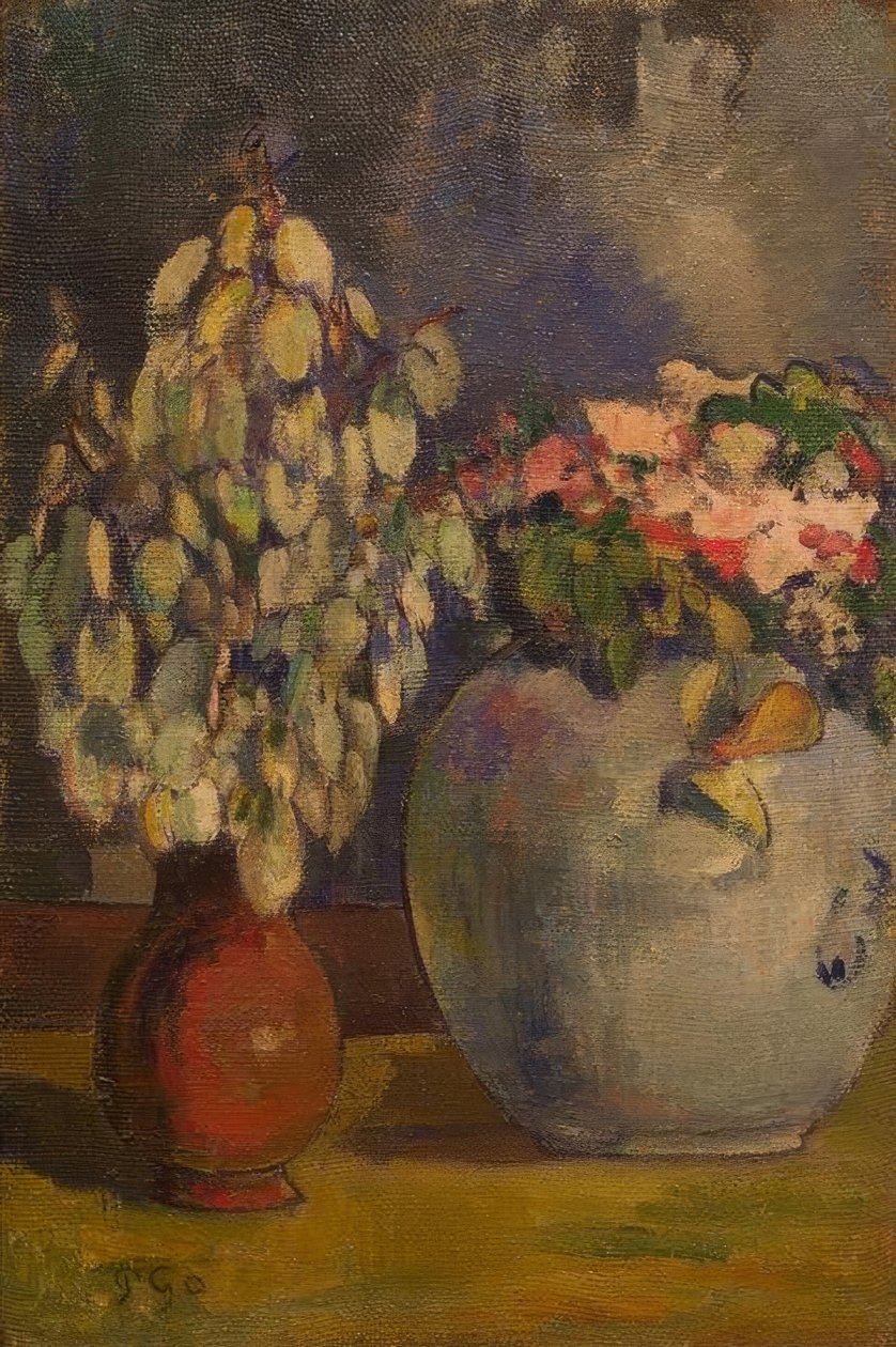 To blomstervaser av Paul Gauguin
