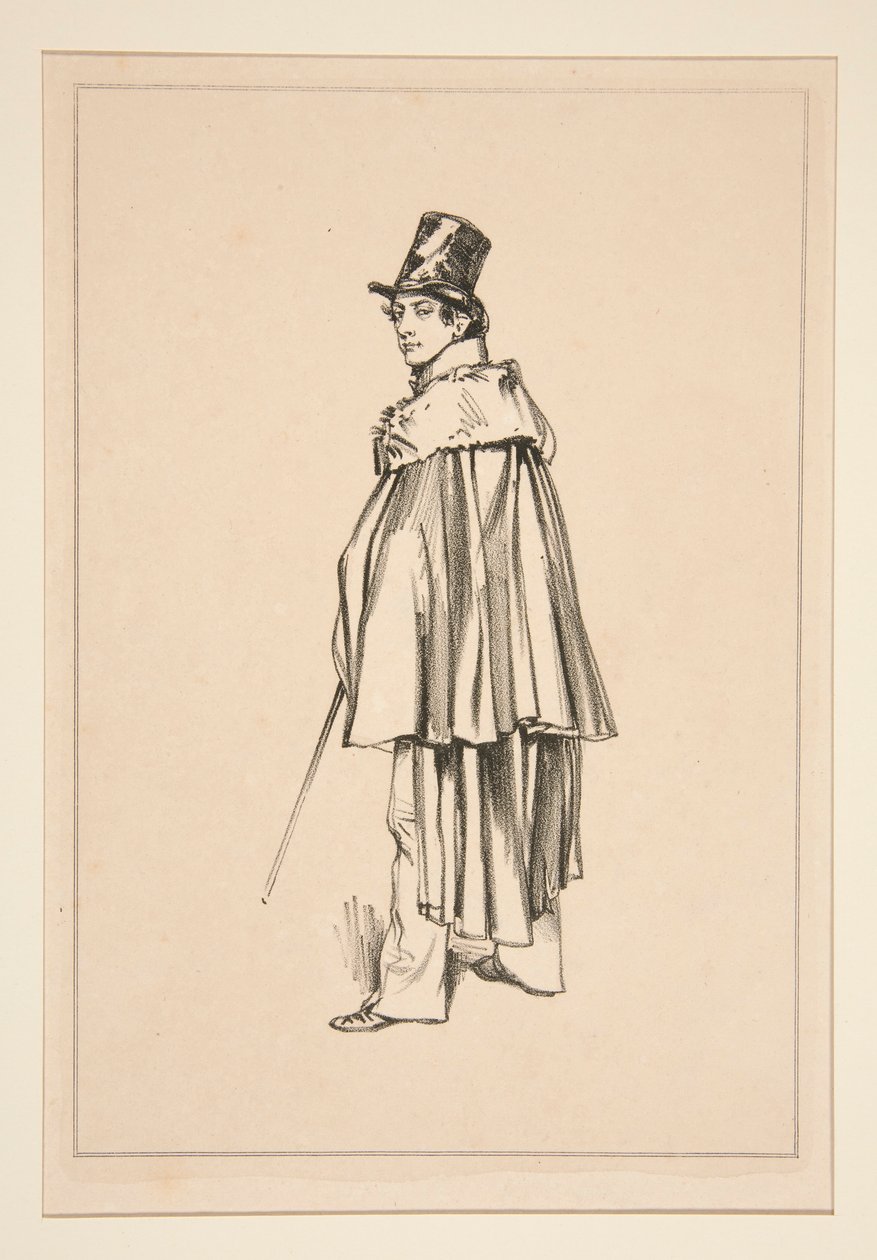 (DRAMATISK KUNSTNER.) av Paul Gavarni