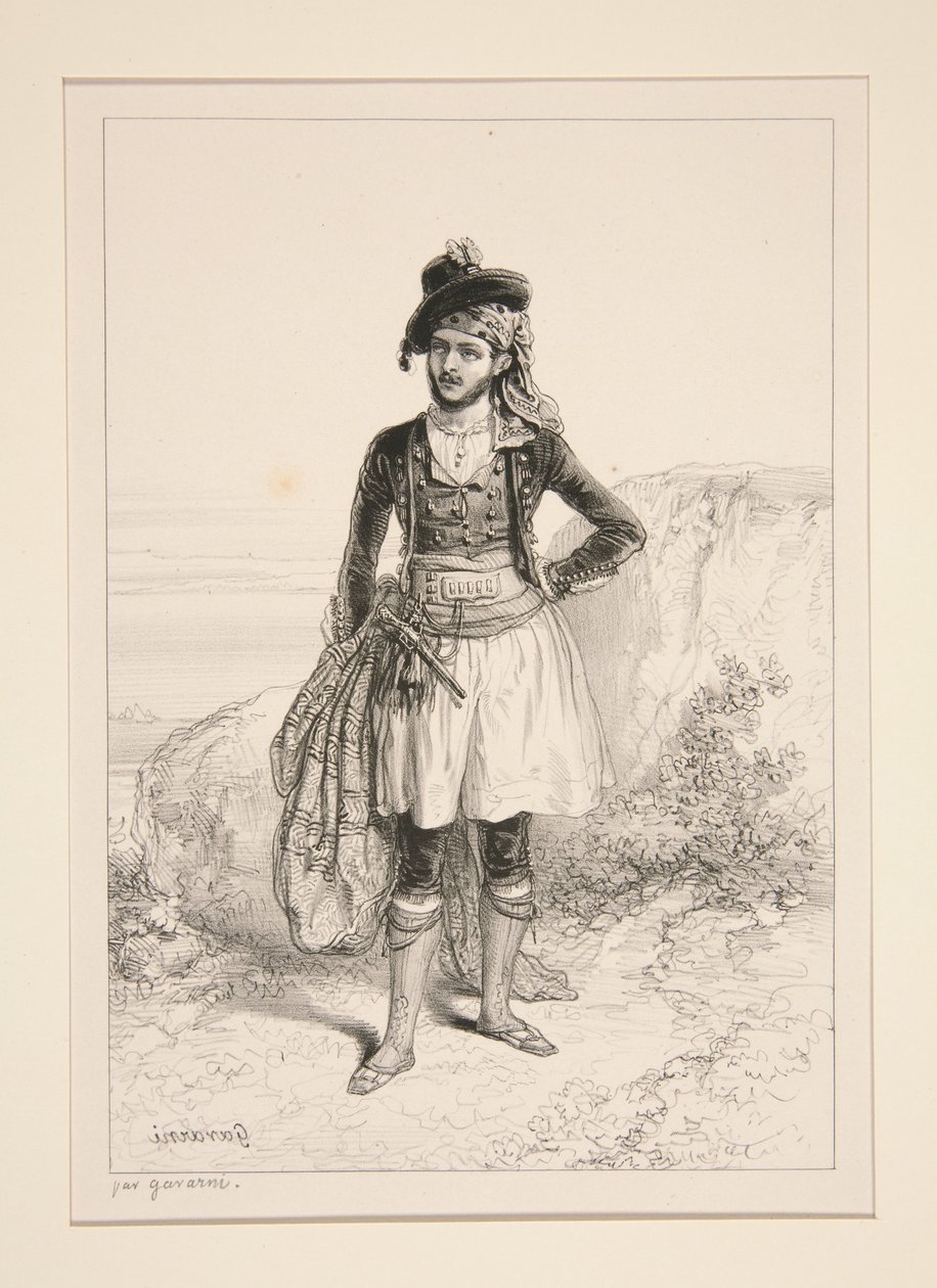 (Spansk smugler.) av Paul Gavarni