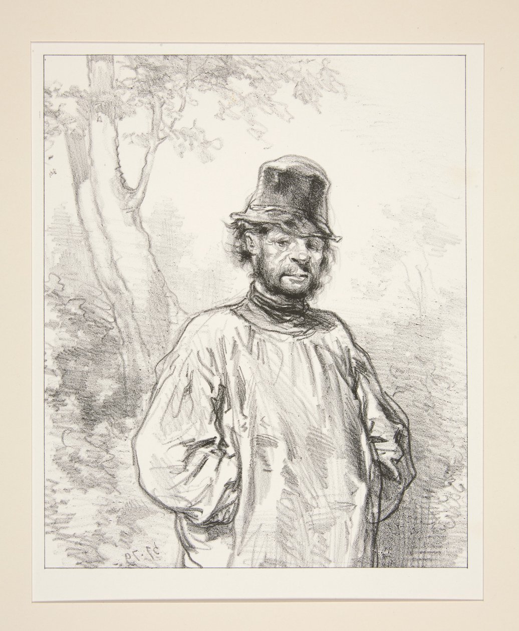 (Plyndreren.) av Paul Gavarni