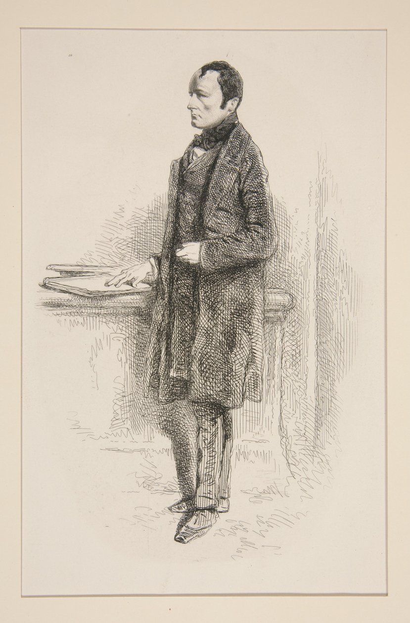 Paul Delaroche av Paul Gavarni