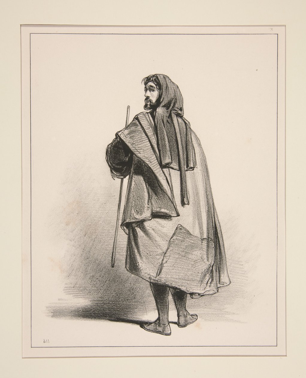 1300. Parisisk kjøpmann. av Paul Gavarni