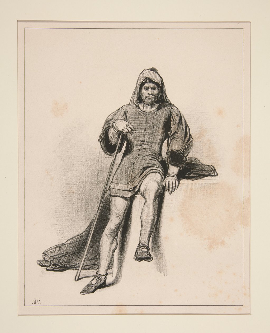 1300. Plageånden. av Paul Gavarni
