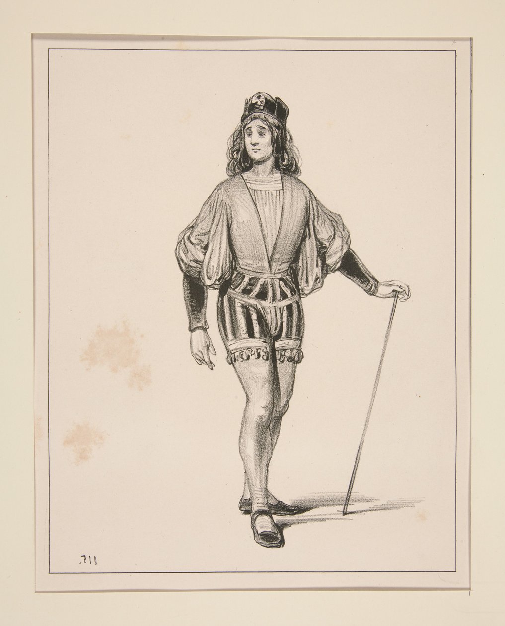 1400. SIDE. av Paul Gavarni