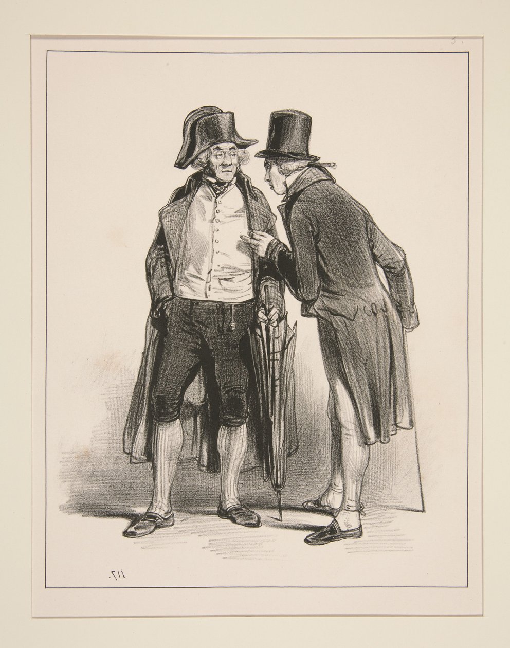 1806. Borgere i Paris. av Paul Gavarni