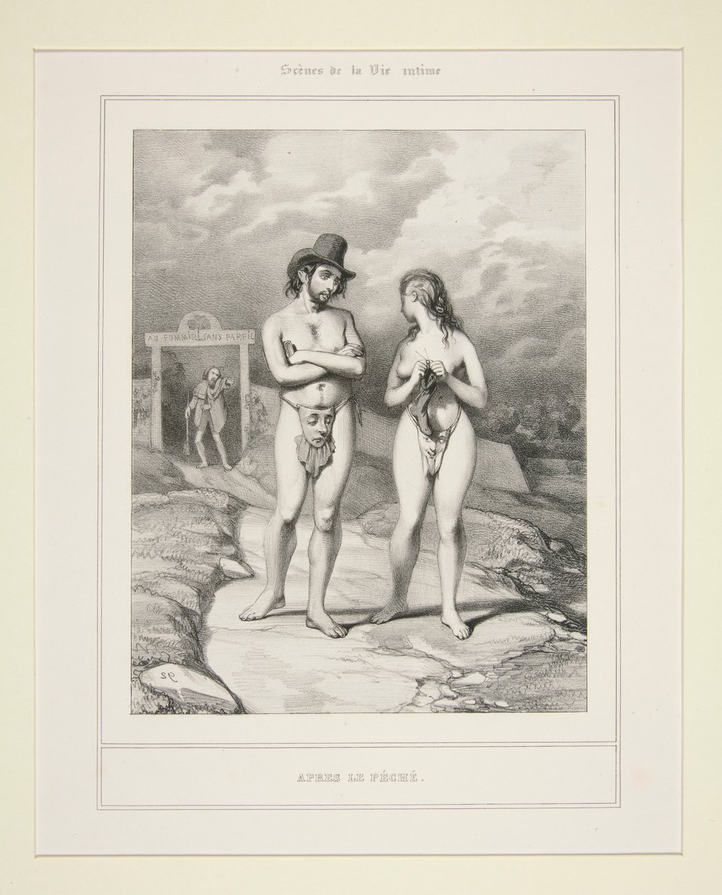 APRES LE PECHE. av Paul Gavarni