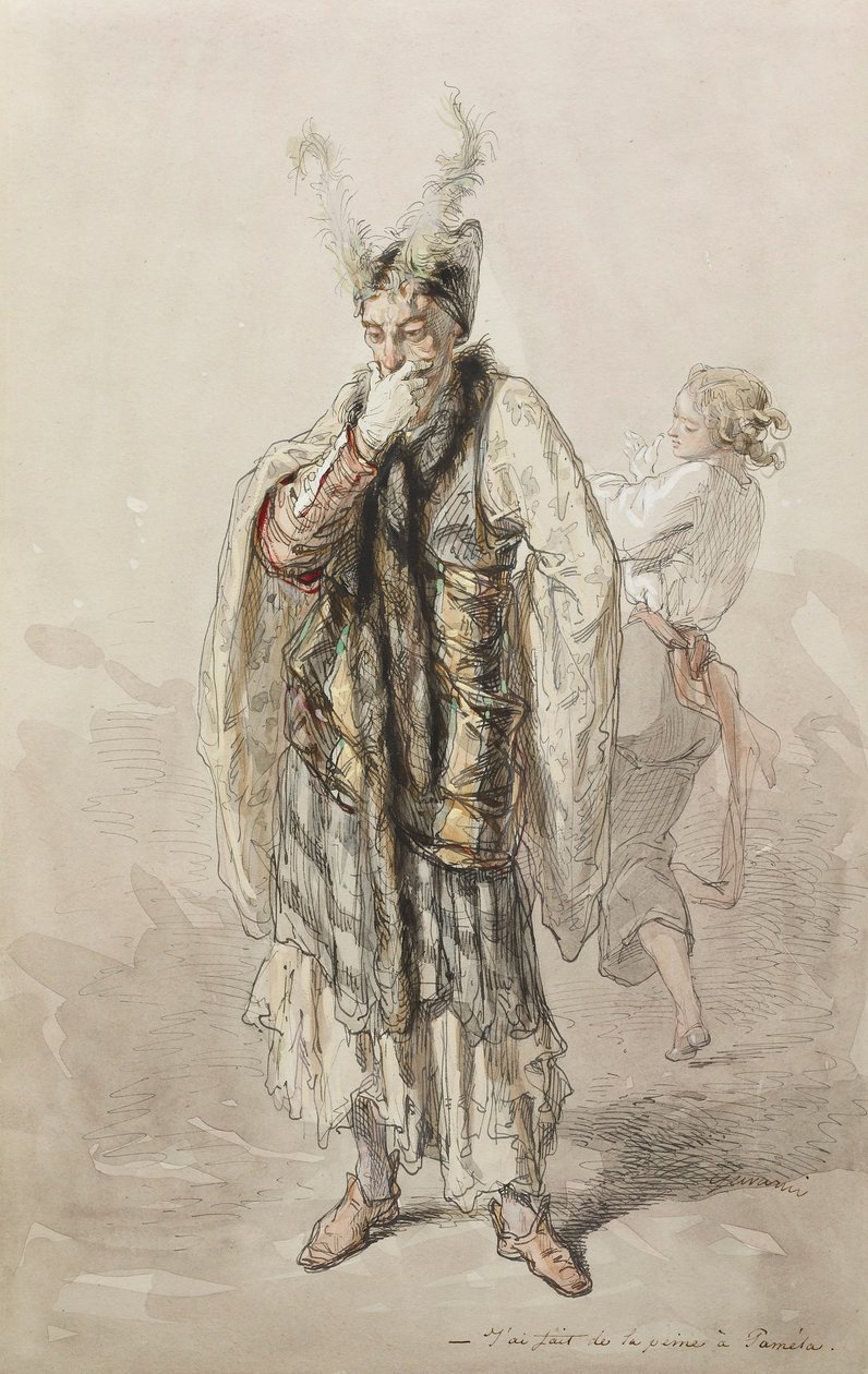 Skuespillere av Paul Gavarni