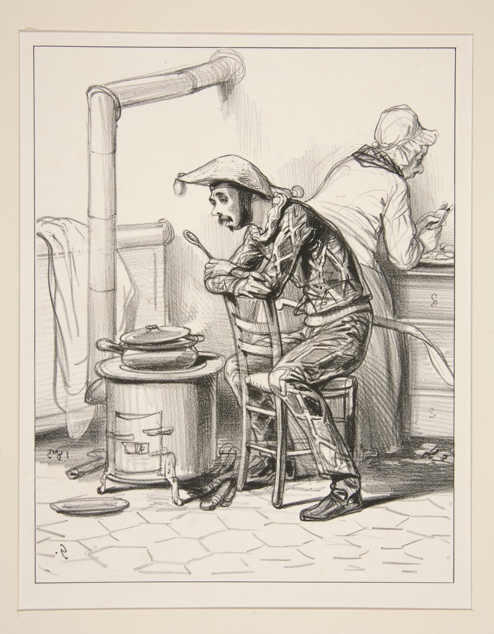Forskutter meg hundre sous, mamma... av Paul Gavarni