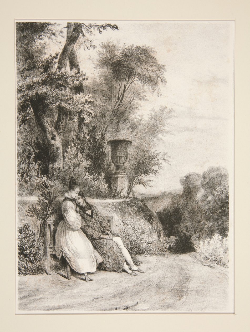 Før døden. (Av Madame Constance Aubert.) av Paul Gavarni