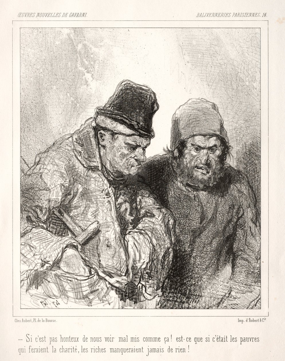Parisisk tull. av Paul Gavarni