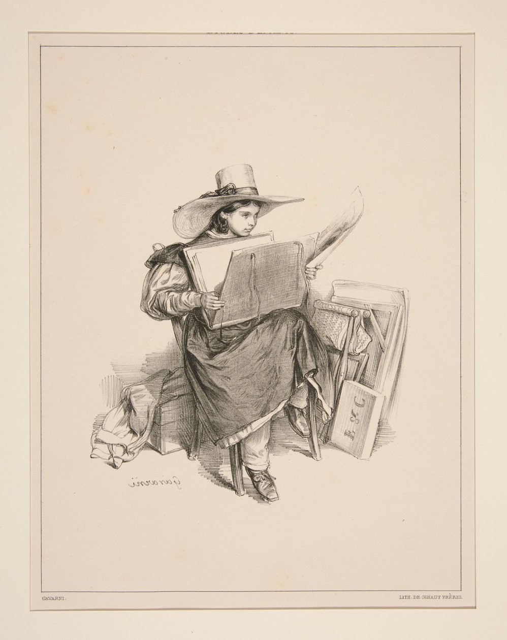 Clotilde av Paul Gavarni