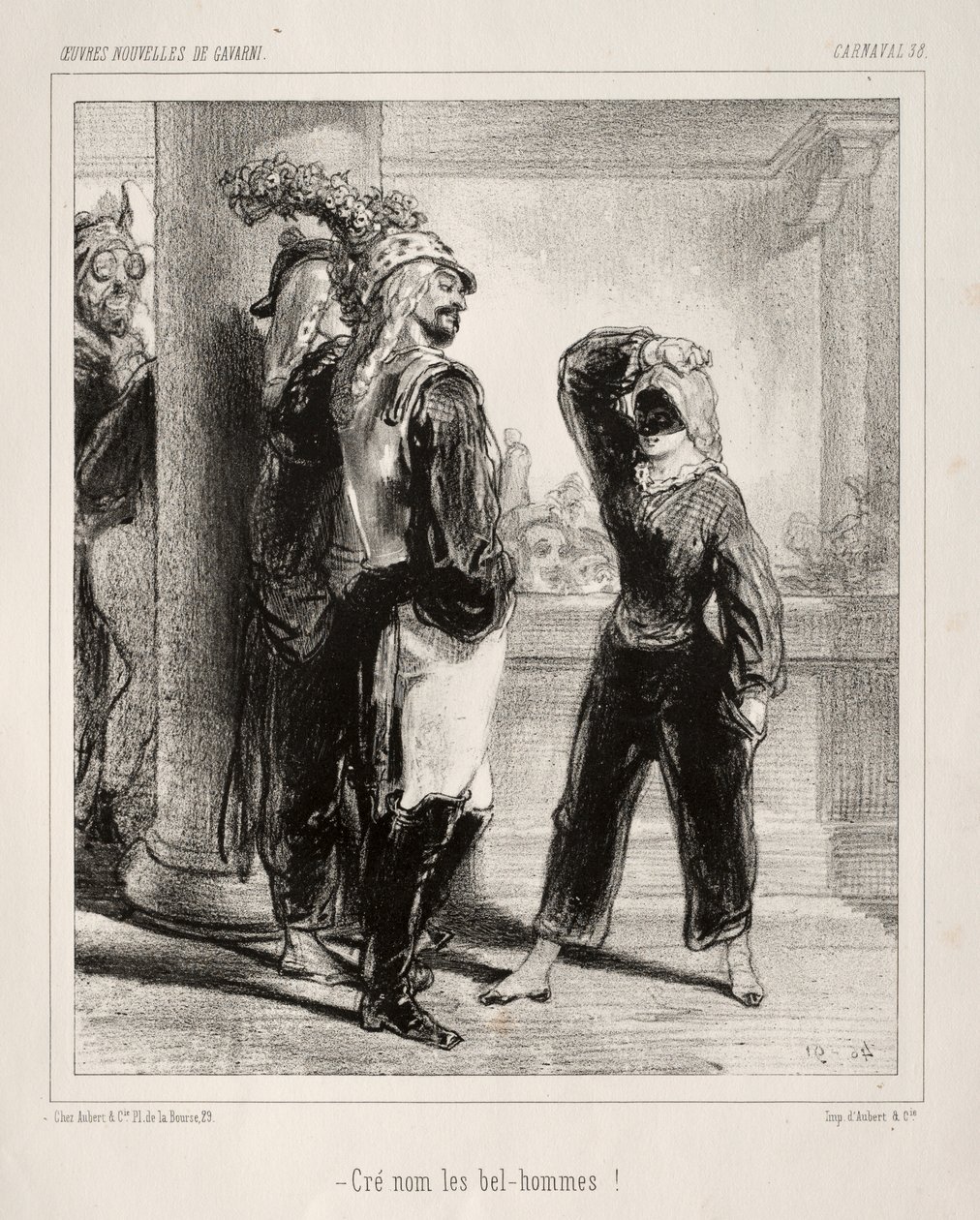 karneval av Paul Gavarni