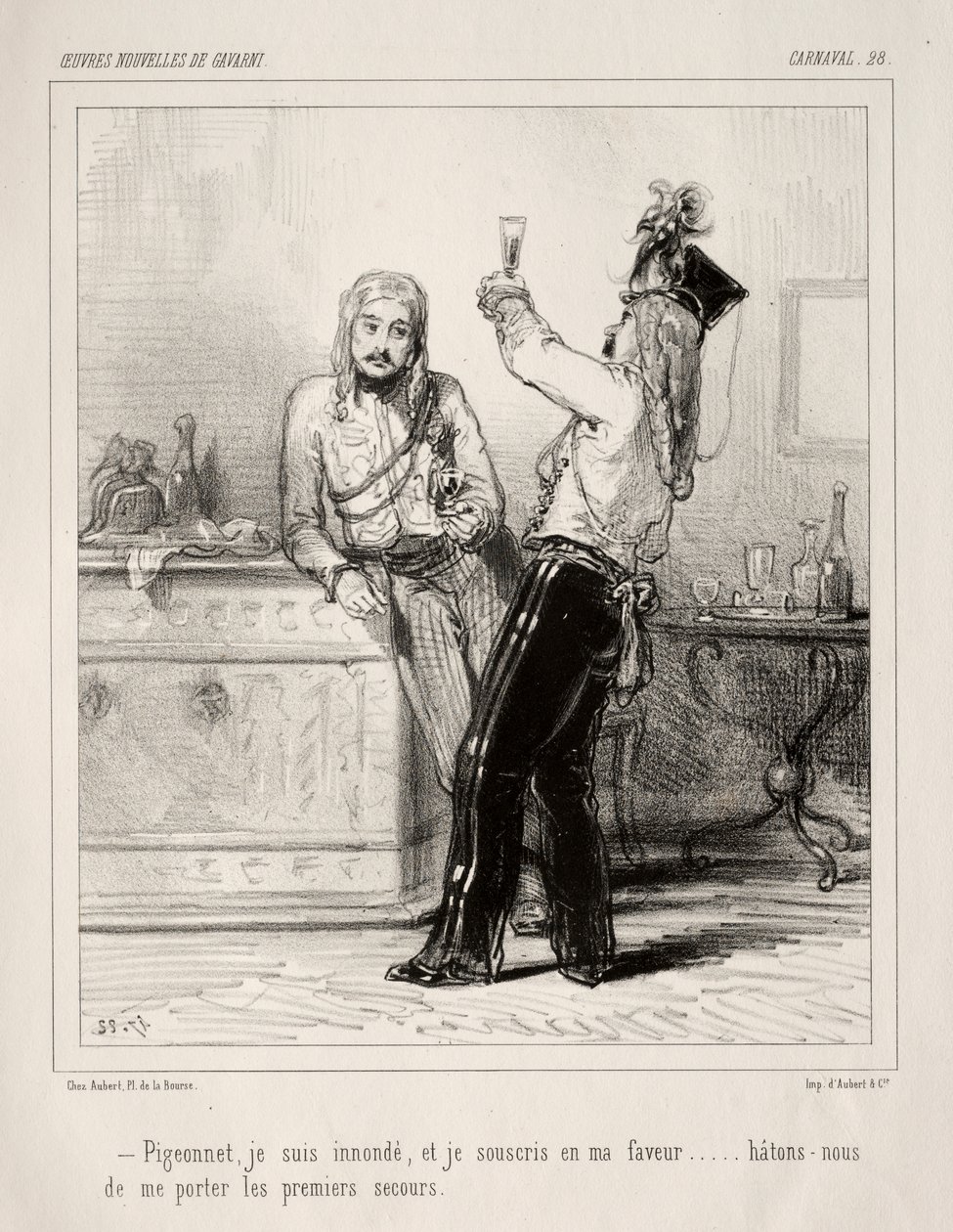 Carnavalnorwegian av Paul Gavarni