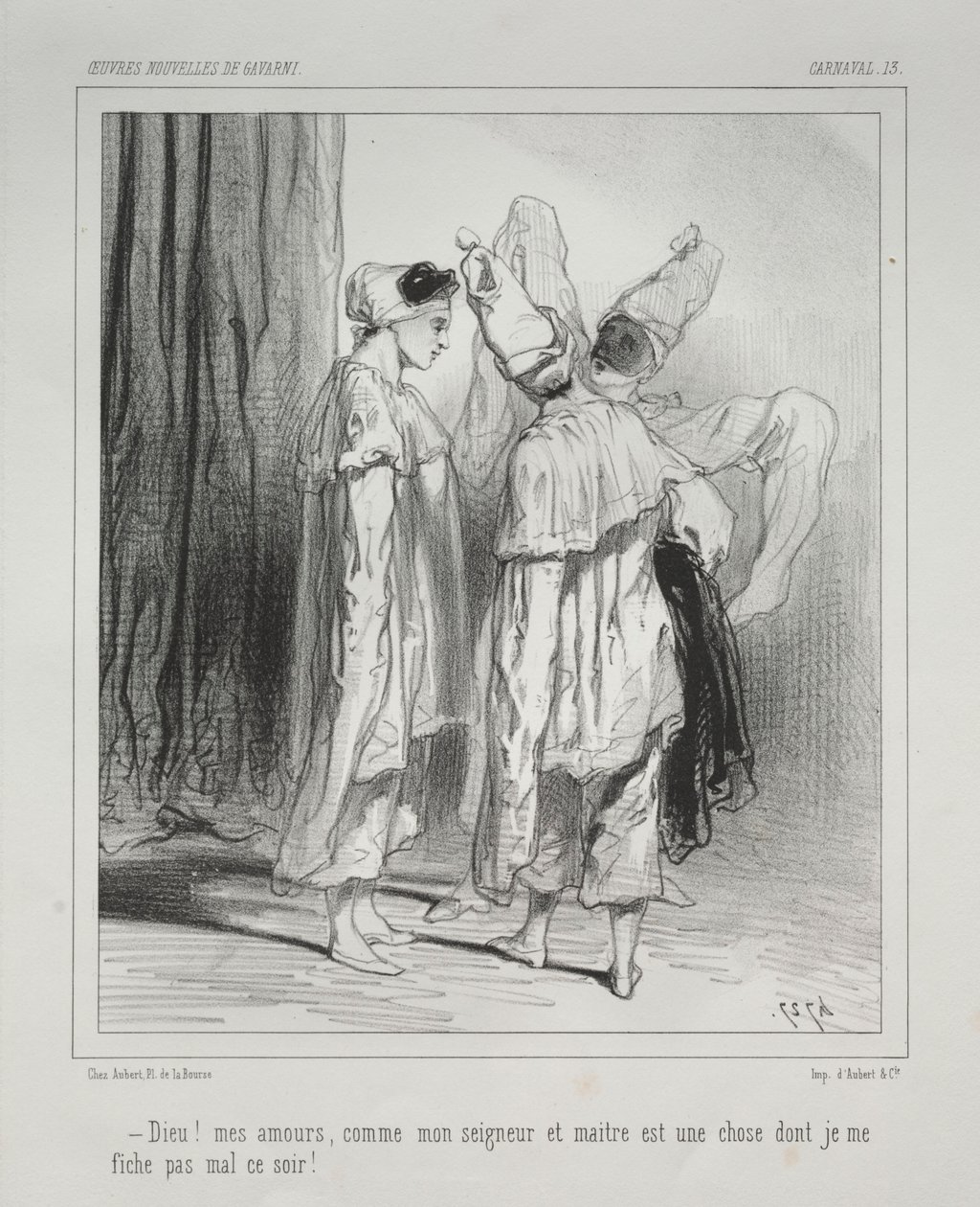 Karneval. av Paul Gavarni