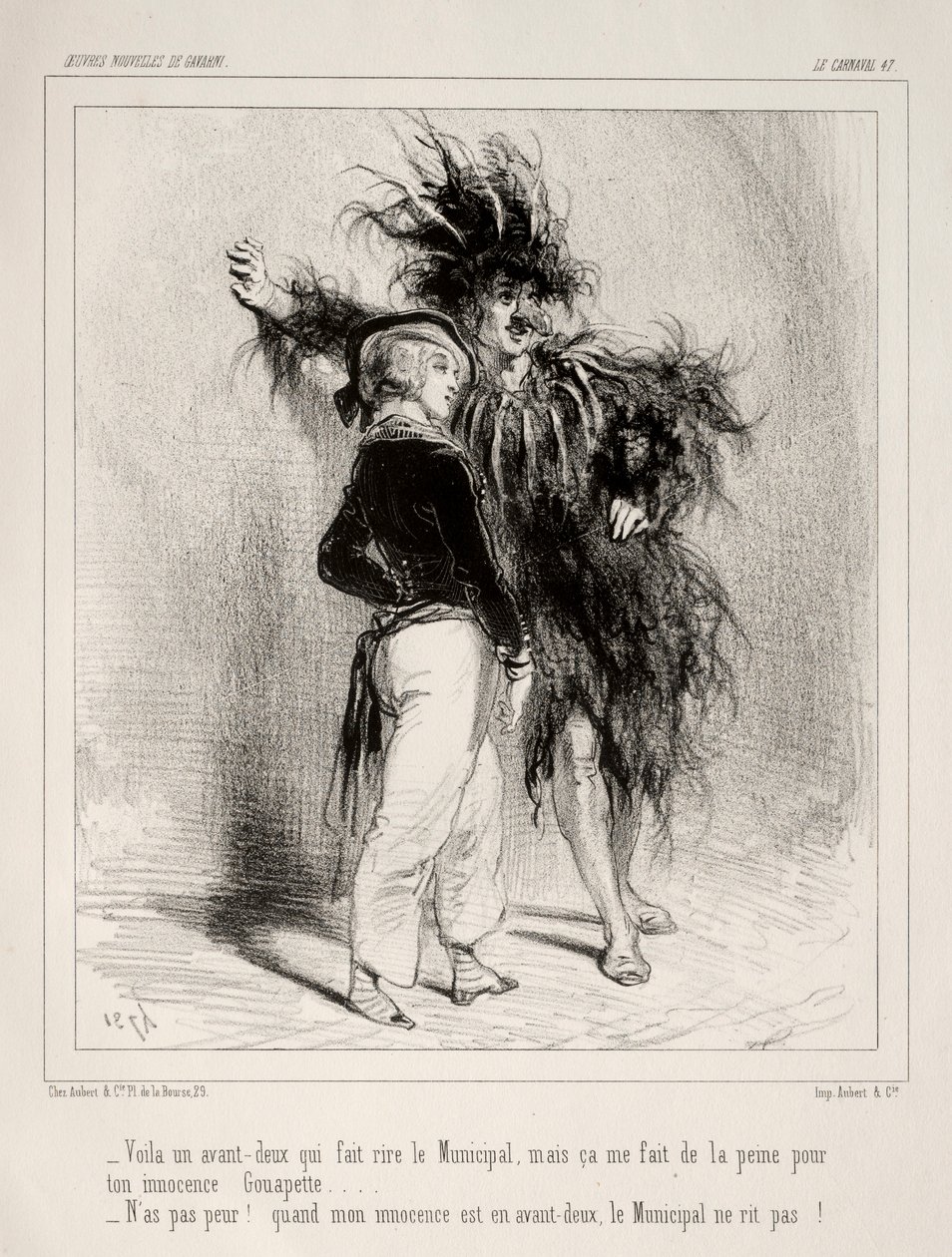 Karneval. av Paul Gavarni