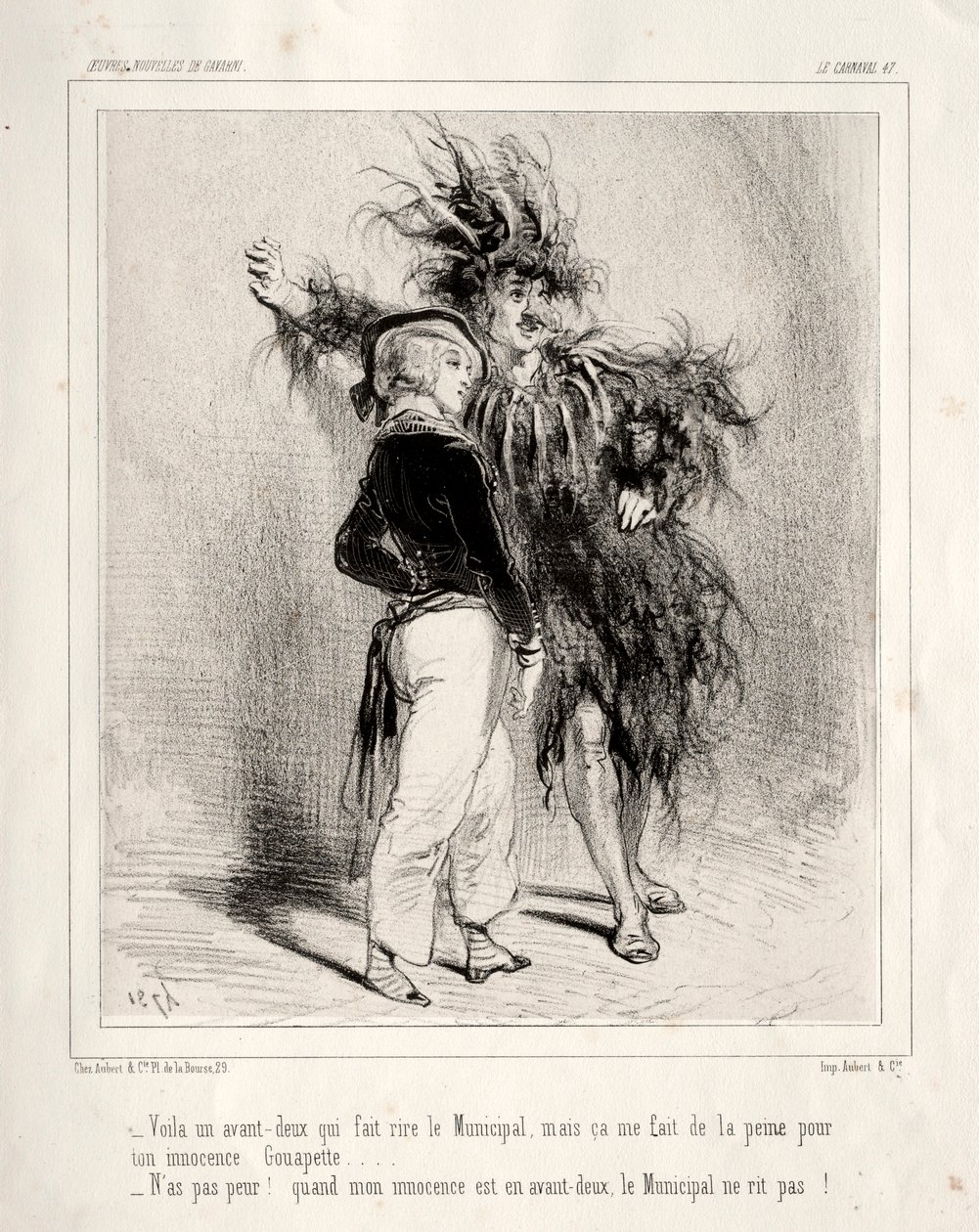 Karneval. av Paul Gavarni