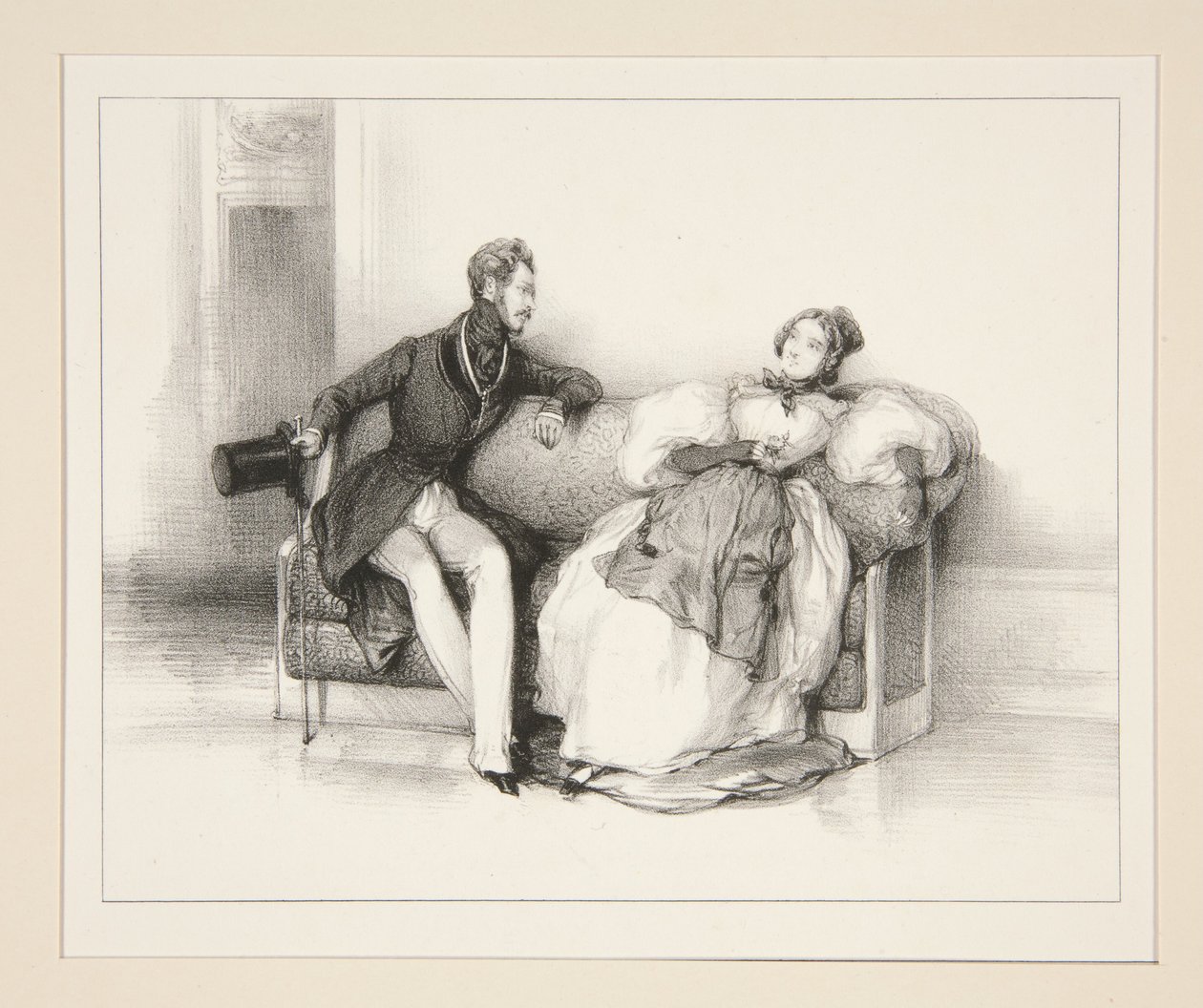 Samtale av Paul Gavarni