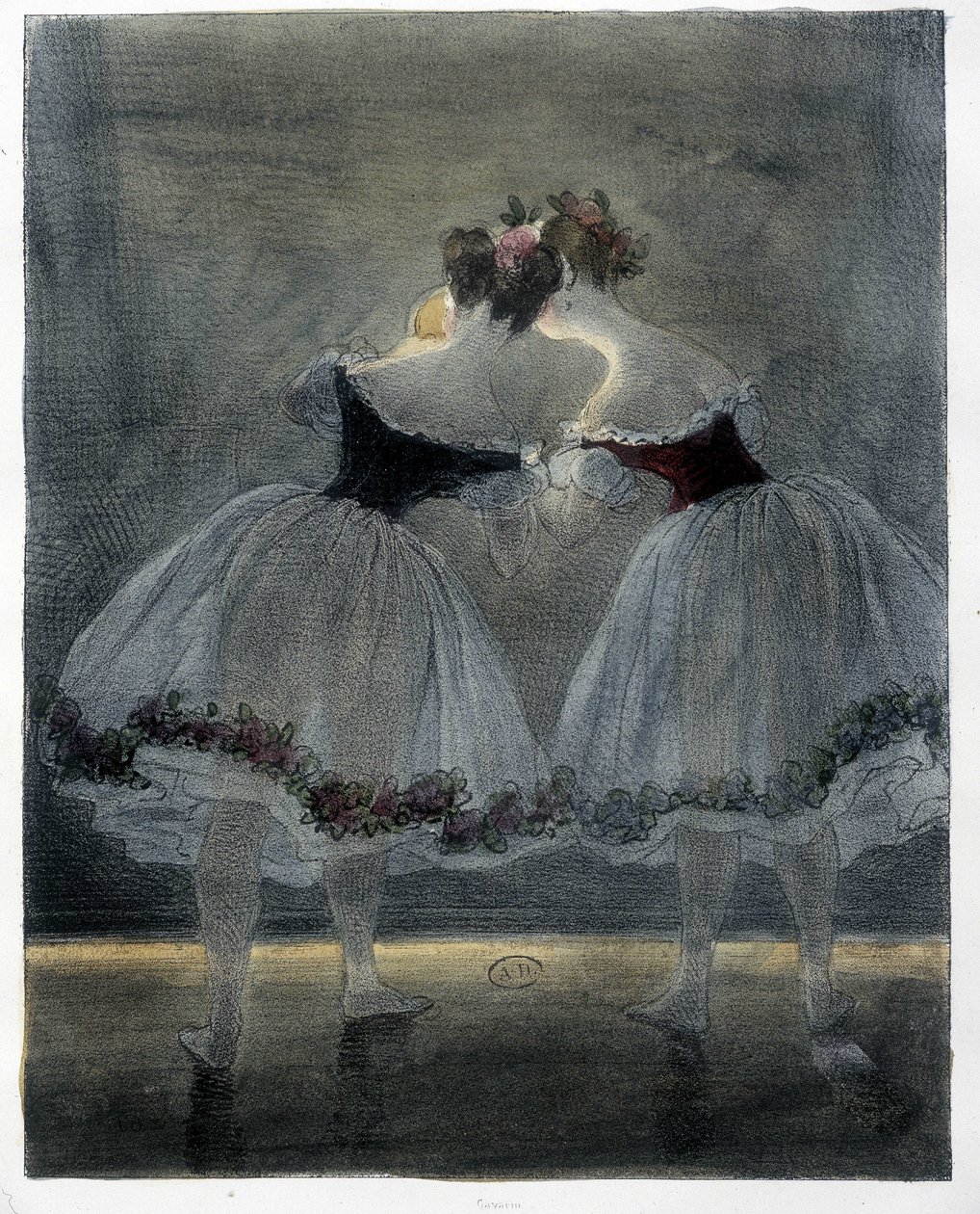 Dansere av Gavarni - 1800-tallet av Paul Gavarni