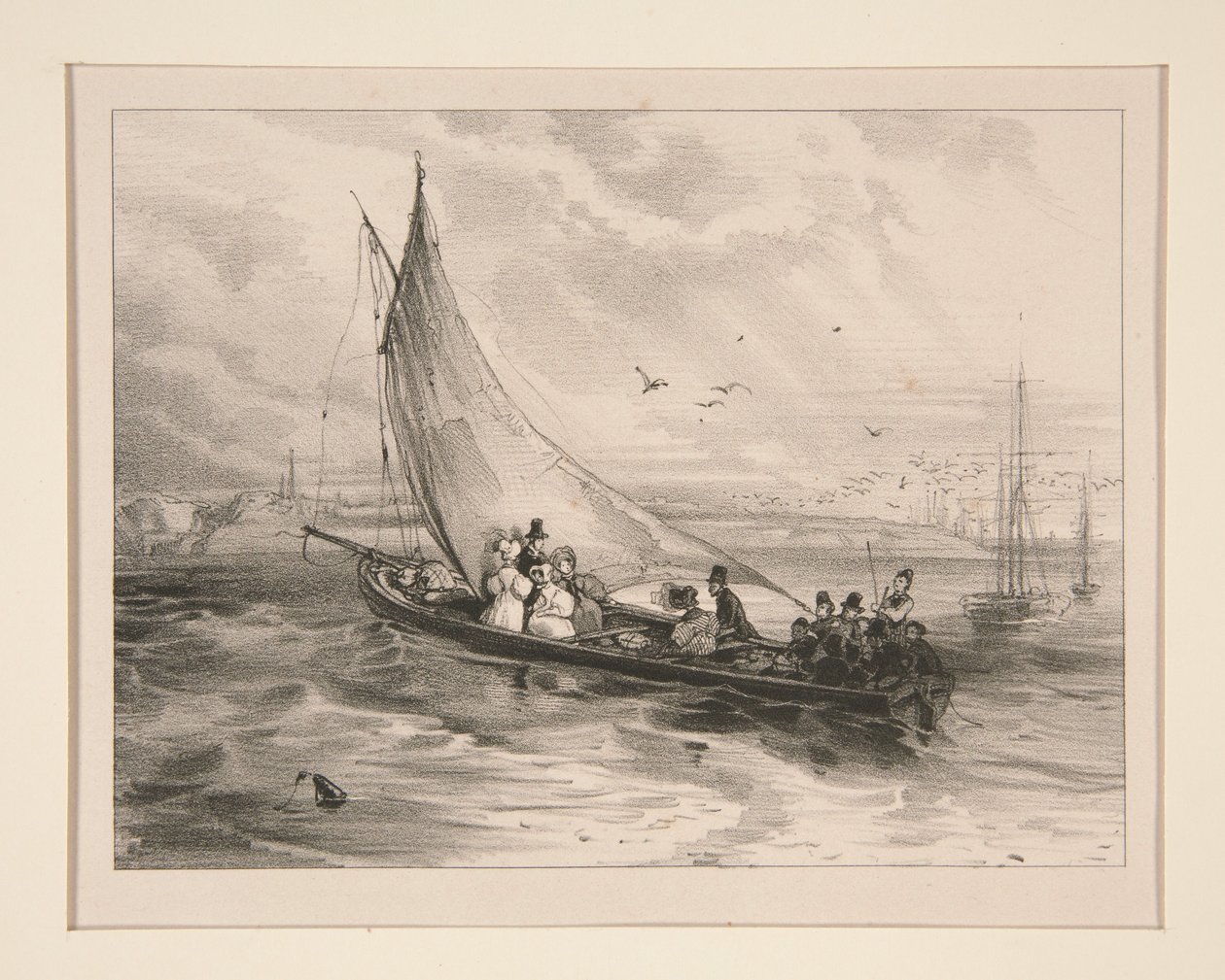Dieppe av Paul Gavarni