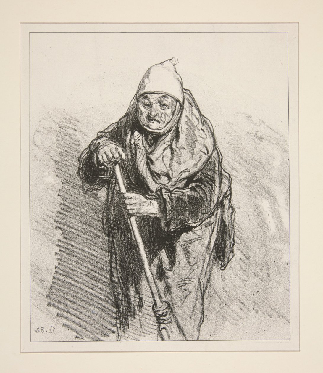Hun spilte Zaïre. av Paul Gavarni