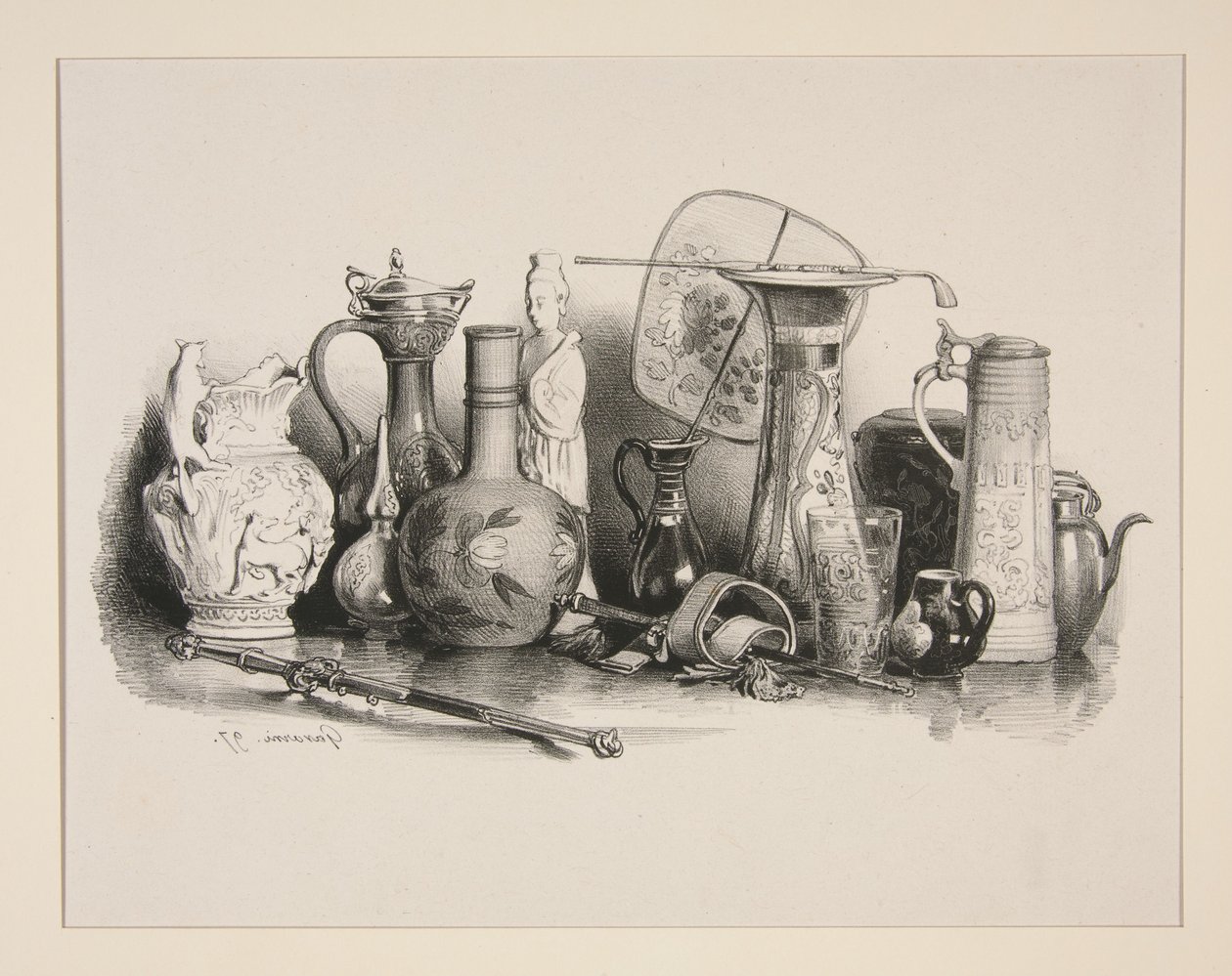 Genrestudier (I) av Paul Gavarni