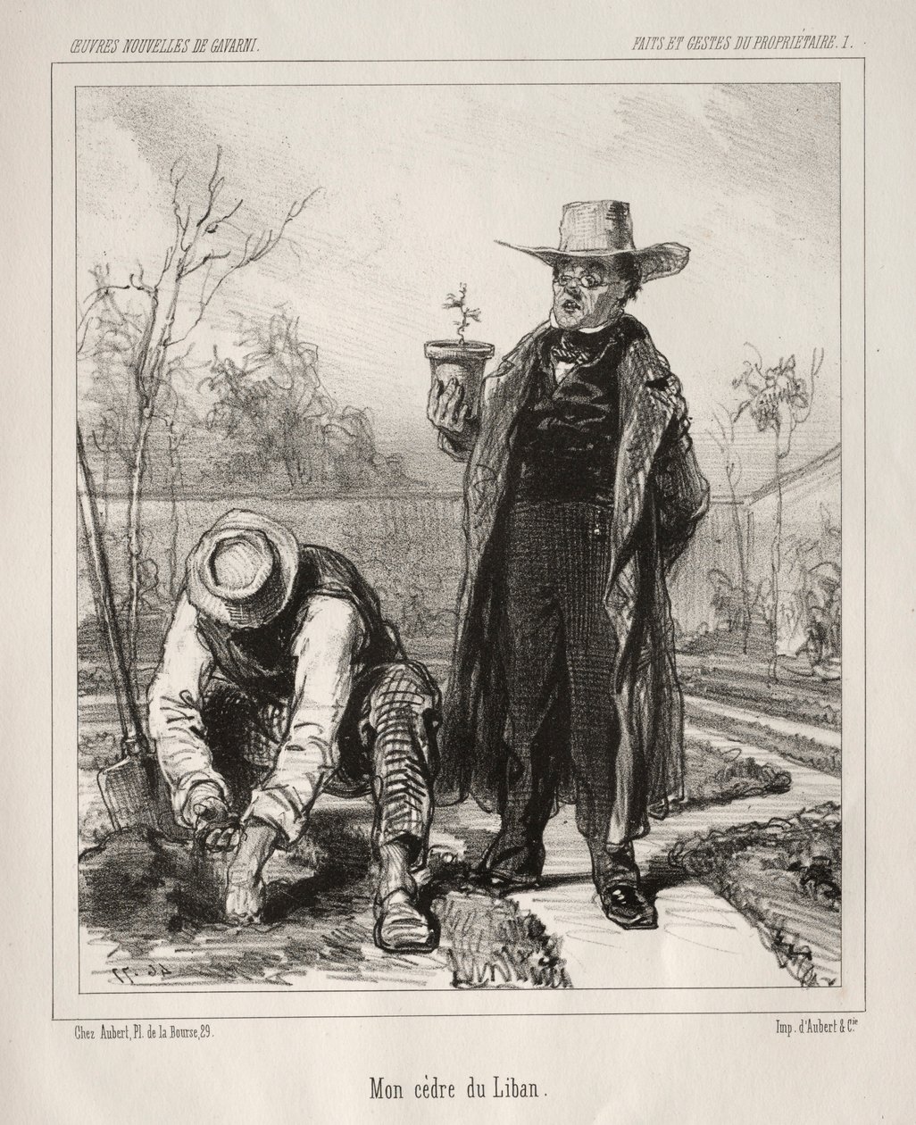 Handlinger og handlinger fra eieren. av Paul Gavarni