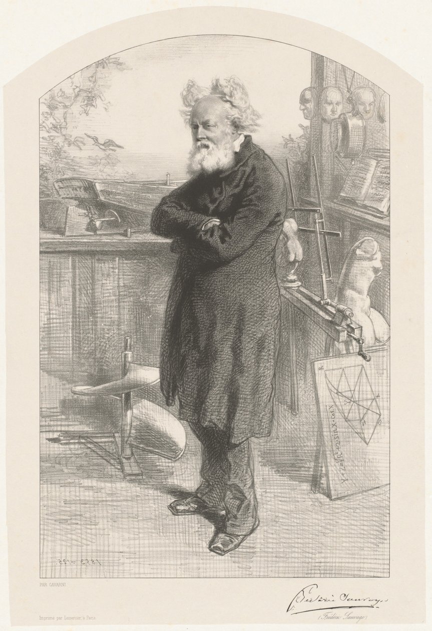 Frederic Sauvage av Paul Gavarni