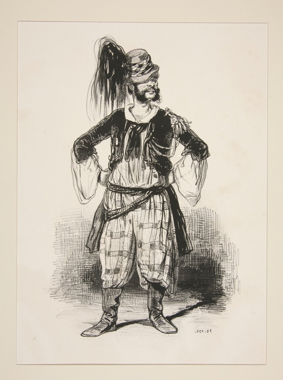 Utenlandsk general av Paul Gavarni
