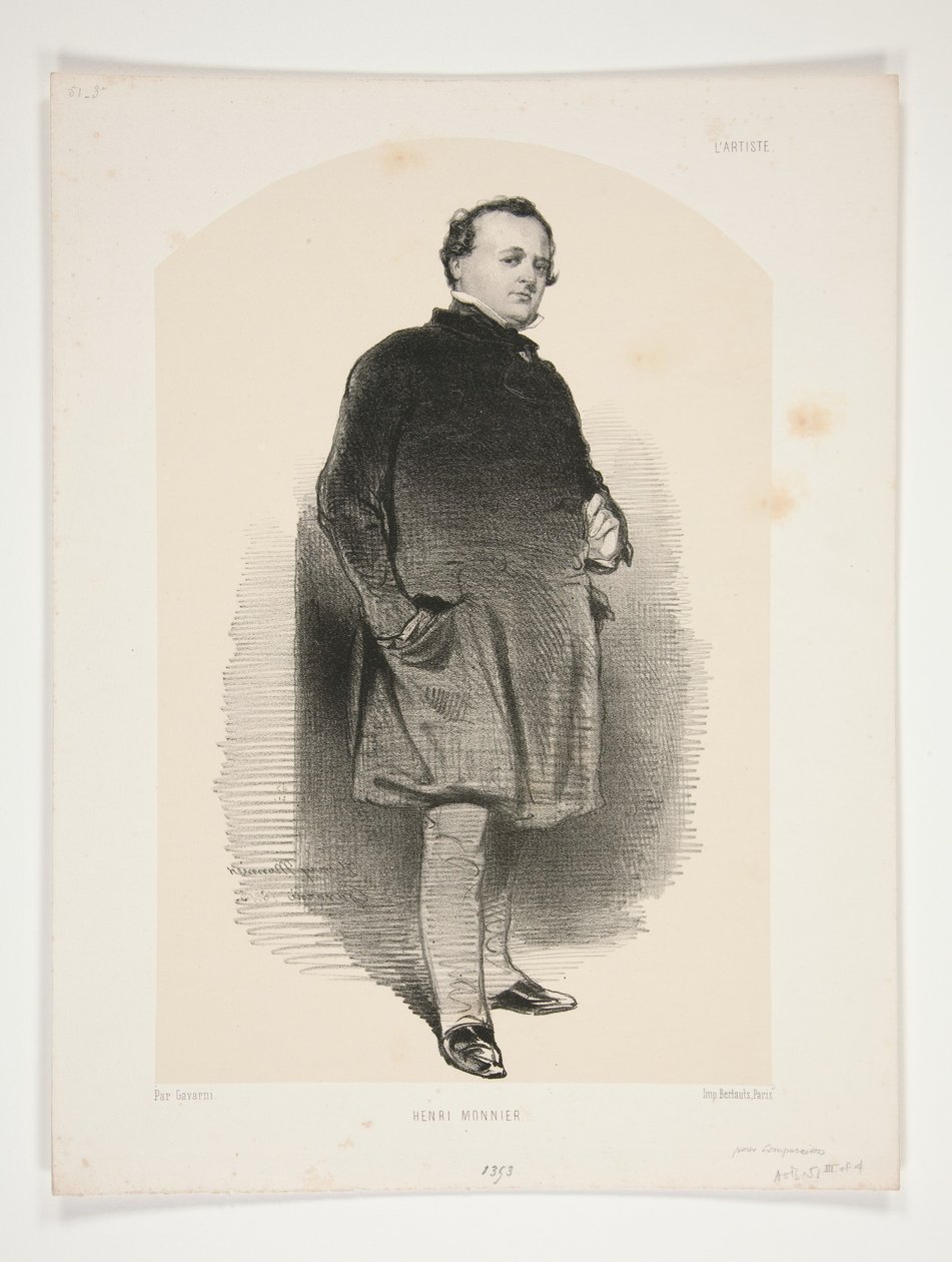 Henri Monnier av Paul Gavarni