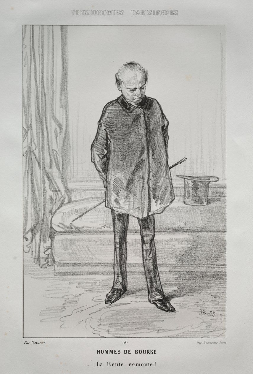 Børsmenn av Paul Gavarni