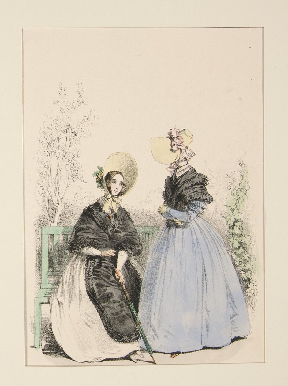 Juli 1837. Stråhatter. ... av Paul Gavarni